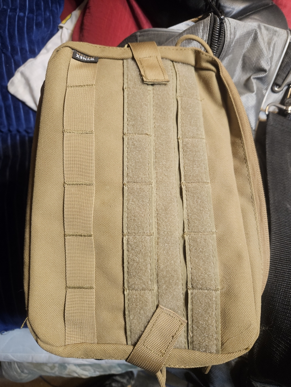 Khaki Canvas Military Tactical Small Pouch